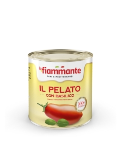 Il Pomodoro Pelato con basilico 2,5kg
