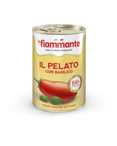 Pomodoro Pelato con basilico 400g