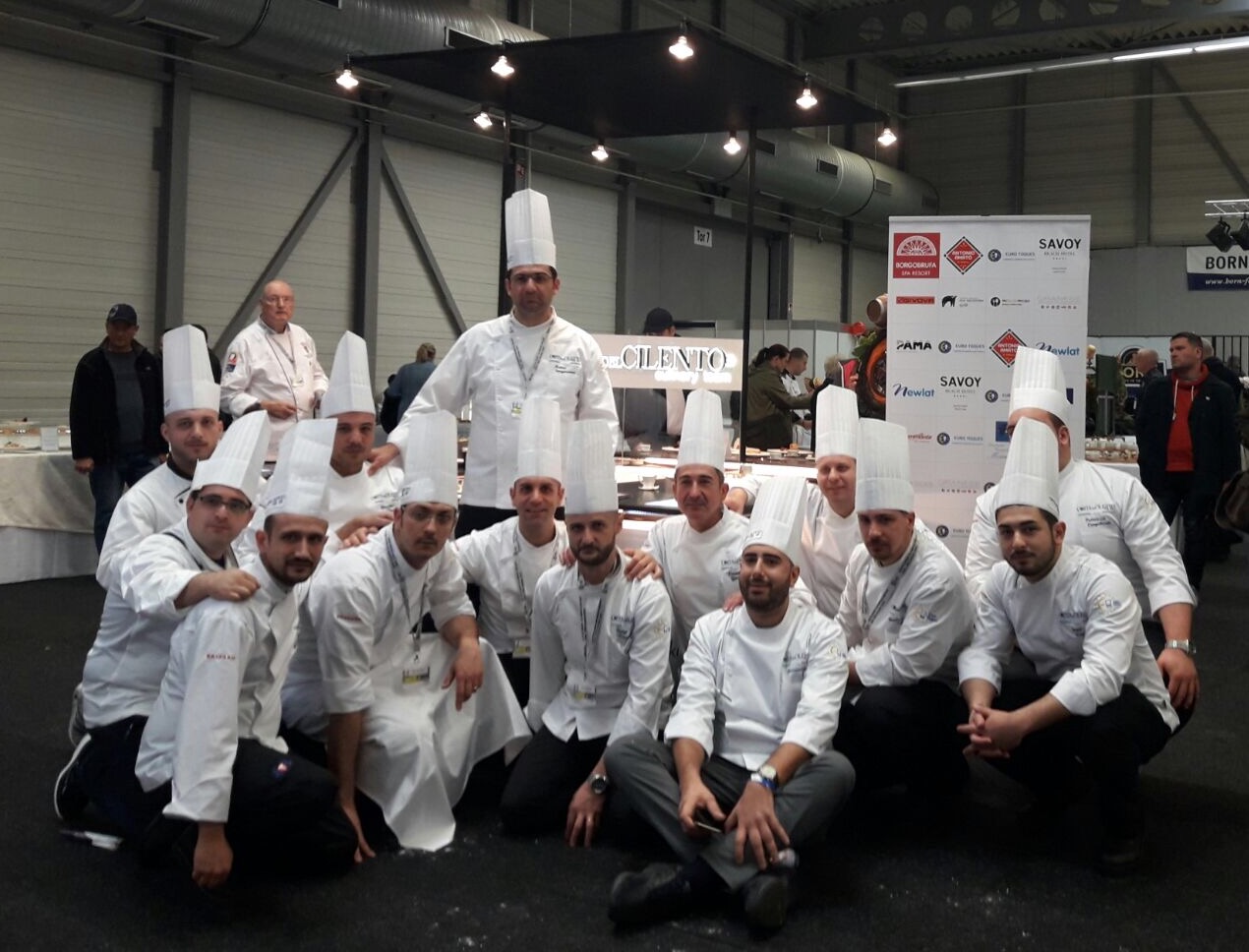 LA FIAMMANTE CON TEAM COSTA DEL CILENTO ORO ALLE OLIMPIADI DI CUCINA IKA 2016