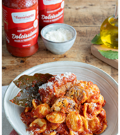 Orecchiette al sugo di braciole
